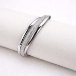 Brazalete liso reticulado