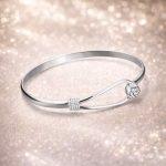 Conjunto Rosa armonia  Plata 925 - Imagen 2