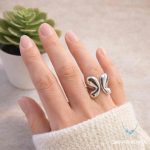 Anillo Mariposa abierto - Imagen 2
