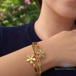 Pulsera Flor Arcoíris